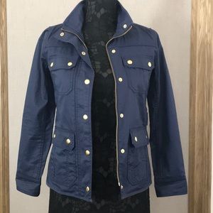 JCrew downtown field jacket in deep blue